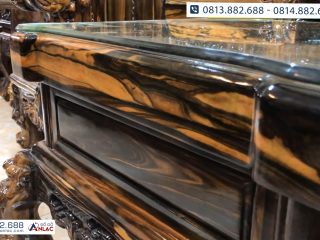 bộ bàn ghế hoàng gia gỗ mun