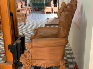 ghế đơn bộ mặt bên ghế đơn hoàng gia Louis