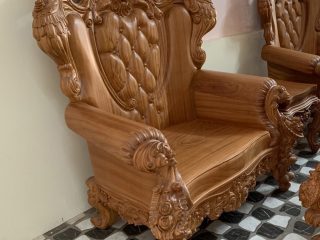 ghế đơn bộ bàn ghế hoàng gia Louis