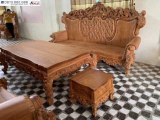 Ban ghe Louis Hoang Gia 6 mon mau gia sofa vip go go do Nam Phi cao cap 5