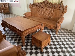 Ban ghe Louis Hoang Gia 6 mon mau gia sofa vip go go do Nam Phi cao cap 8