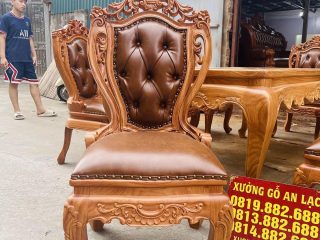mẫu ghế louis hoàng gia có tay