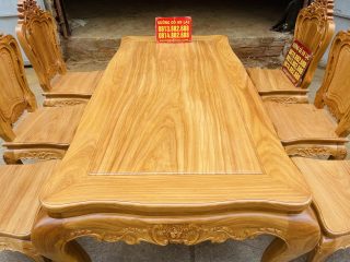 bàn ăn gỗ gõ đỏ