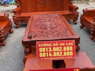 Mẫu bàn ghế hoàng gia louis tân cổ điển gỗ hương đá chân 18 tay 22 siêu vip ( Anh Việt - Gia Lâm) 15 bàn trà louis mặt nguyên khối