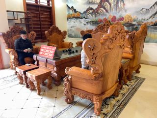 bộ bàn ghế louis cao cấp