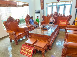 bàn ghế louis 10 món