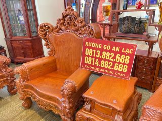 đôn kẹp gỗ hương đá