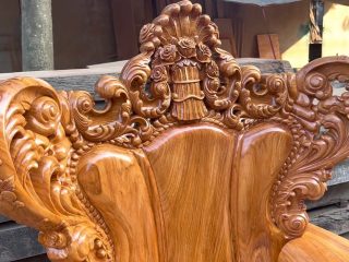 vách ghế thiết kế ôm cong