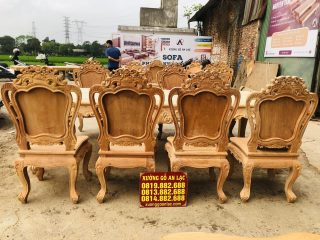 mặt lưng của ghế louis hoàng gia
