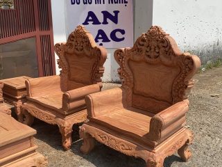 bộ bàn ghế hoàng gia 8 món chữ U