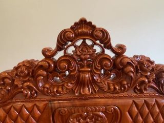 đỉnh chương đục hoa hồng lá tây