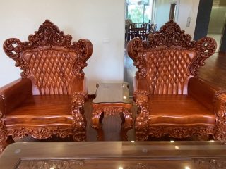 ghế đơn louis hoàng gia tân cổ điển