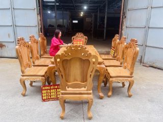 Bộ bàn ăn 8 ghế