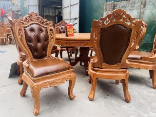 8 ghế louis hoàng gia có tay