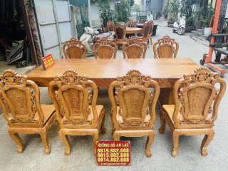 bộ bàn ăn 8 ghế