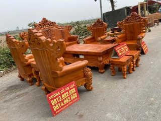 bàn ghế phong cách hoàng gia