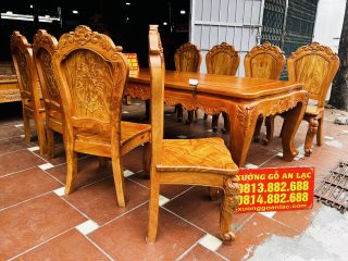 góc nghiêng của mẫu ghế ăn hoàng gia