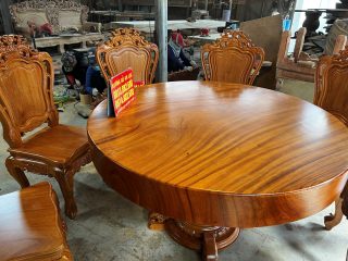 mẫu bàn nguyên khối đường kính 1m4