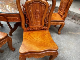 Mẫu ghế louis hồng hạt