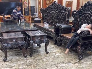 Bộ bàn ghế 8 món siêu lớn