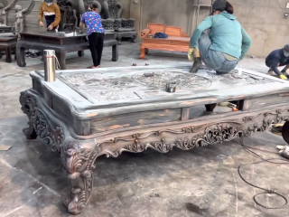 Hình ảnh mộc bộ bàn ghế hoàng gia