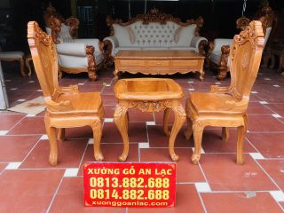 bộ bàn ghế gỗ gõ đỏ