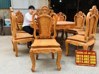 bộ bàn ăn 8 ghế