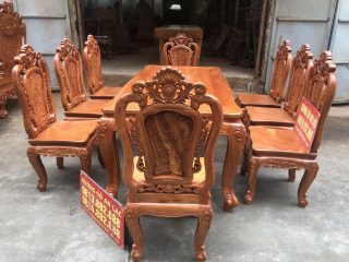 bộ bàn ăn 8 ghế