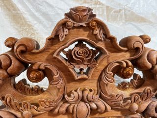 Bộ bàn ghế louis hoàng gia nguyên khối chân 18 6 món gỗ hương đá hoàn thiện mộc (Anh Khôi, Thái Nguyên) 31 đỉnh chương đục hoa hồng