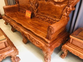 ghế ngồi louis tay cuộn cong