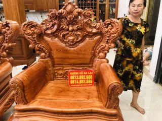 mẫu ghế đơn louis hoàng gia