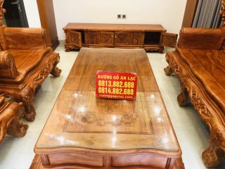 mẫu kệ tivi gỗ hương đá