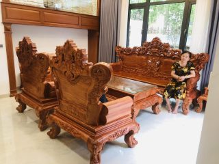 mẫu bàn ghế louis hoàng gia