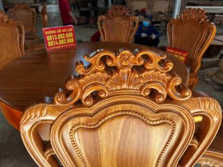 chương ghế đục vòm hoa lá tây