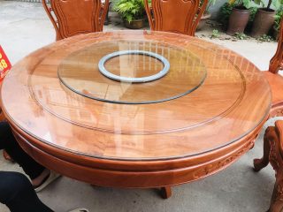 bàn ăn mặt mâm xoay