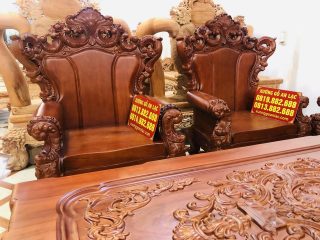 bàn ghế louis 10 món