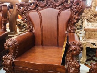 mẫu ghế đơn louis hoàng gia
