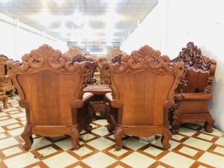 bộ bàn ghế gỗ gõ đỏ