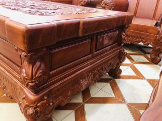 mặt bàn nguyên khối dày 10p