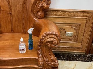 tay ghế đặc cuộn cong