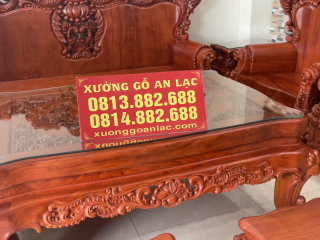 trọn bộ 6 món với bàn trà chữ nhật