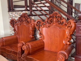 bộ đôi ghế đơn louis