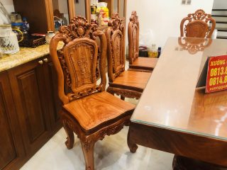 ghế louis hồng hạt