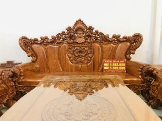 Siêu phẩm bàn ghế hoàng gia nguyên khối gỗ hương đá cao cấp (Chú Tân, Thái Nguyên) 21 đoản dài louis hoàng gia
