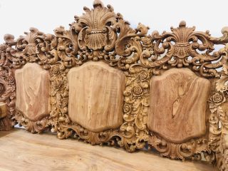 Siêu phẩm bàn ghế hoàng gia nữ hoàng gỗ hương đá tay 18 chân 20 hàng vip (Anh Đồng, Hưng Yên) 30 vách đoản đục tỉa hoa lá tây