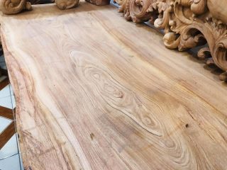 Siêu phẩm bàn ghế hoàng gia nữ hoàng gỗ hương đá tay 18 chân 20 hàng vip (Anh Đồng, Hưng Yên) 34 mặt ghế liền tấm 10p