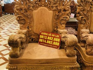 Siêu phẩm bàn ghế hoàng gia nữ hoàng gỗ hương đá tay 18 chân 20 hàng vip (Anh Đồng, Hưng Yên) 35 ghế đơn louis hoàng gia