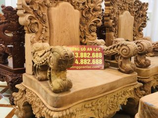 Siêu phẩm bàn ghế hoàng gia nữ hoàng gỗ hương đá tay 18 chân 20 hàng vip (Anh Đồng, Hưng Yên) 36 mẫu ghế louis nữ hoàng