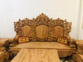 Siêu phẩm bàn ghế hoàng gia nữ hoàng gỗ hương đá tay 18 chân 20 hàng vip (Anh Đồng, Hưng Yên) 22 bản mộc bộ bàn ghế hoàng gia nữ hoàng