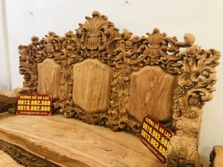 Siêu phẩm bàn ghế hoàng gia nữ hoàng gỗ hương đá tay 18 chân 20 hàng vip (Anh Đồng, Hưng Yên) 29 đoản dài kích thước hoành tráng